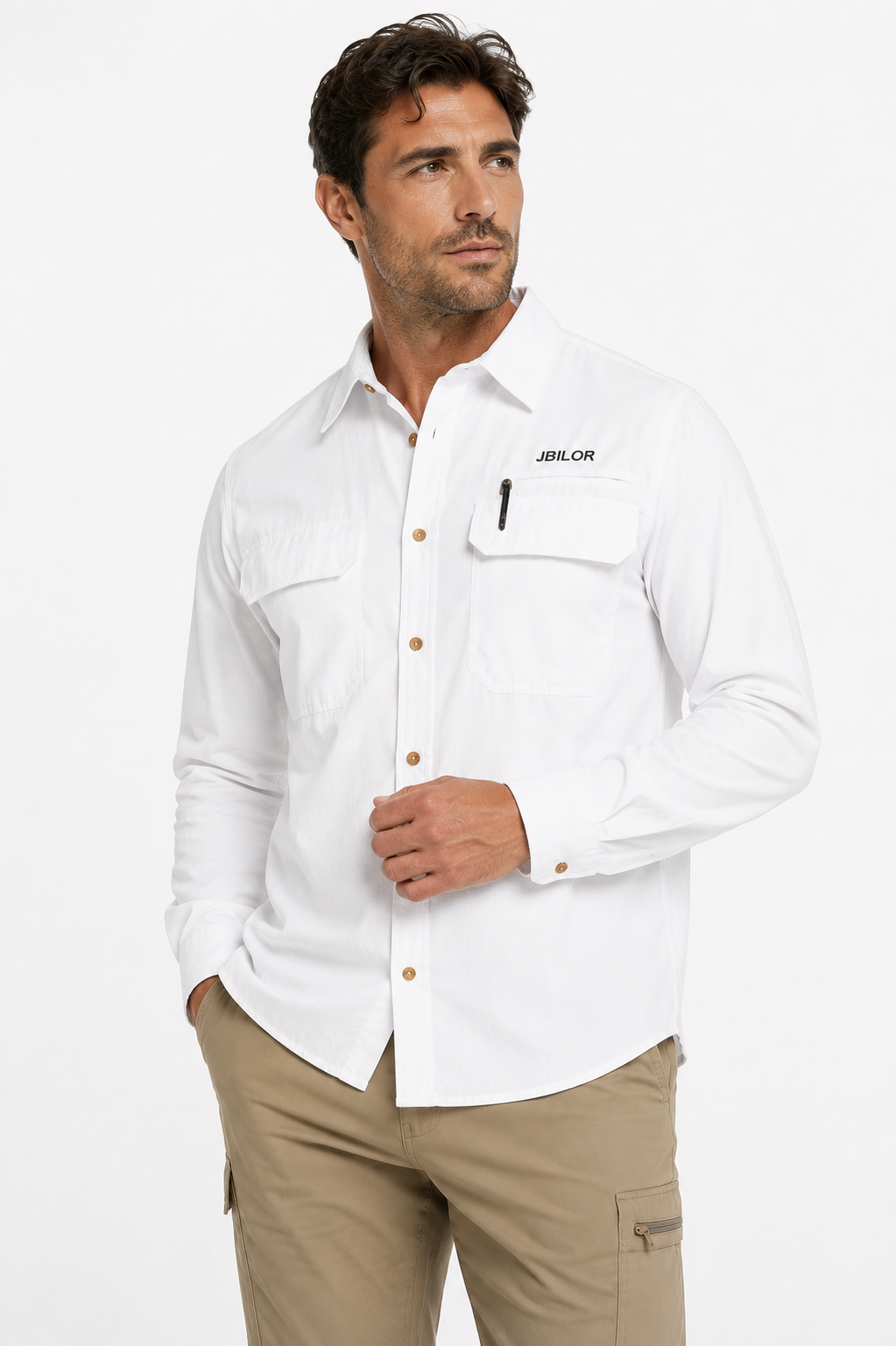 Men's UPF 50+ Long Sleeve Sun Protection Shirt