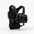 Modular Tactical Hydration Pack with Water Bladder & Molle Chest Storage