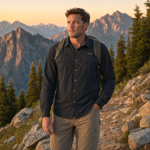 Men's UPF 50+ Long Sleeve Sun Protection Shirt