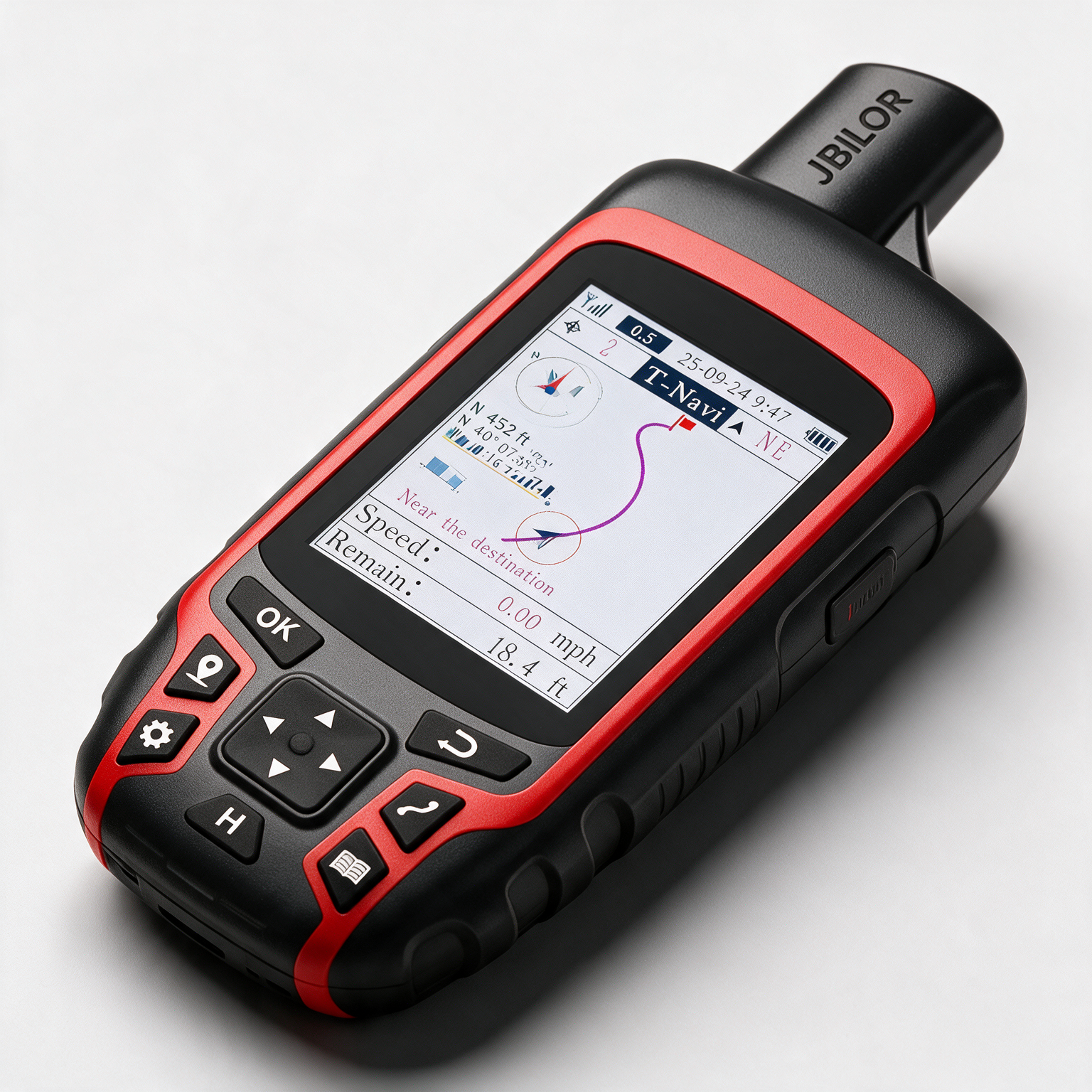 Handheld GPS Navigator with 2.4" Color Display & Multi-GNSS Support