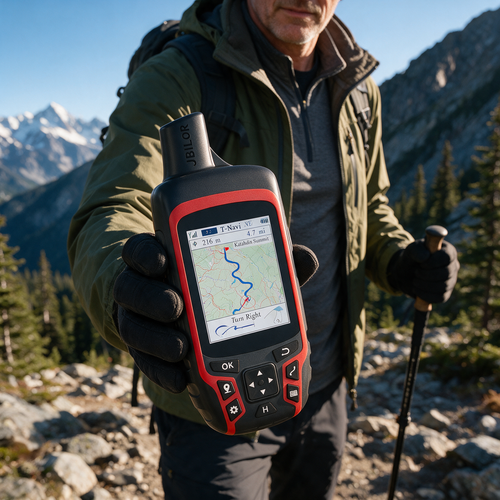 Handheld GPS Navigator with 2.4" Color Display & Multi-GNSS Support
