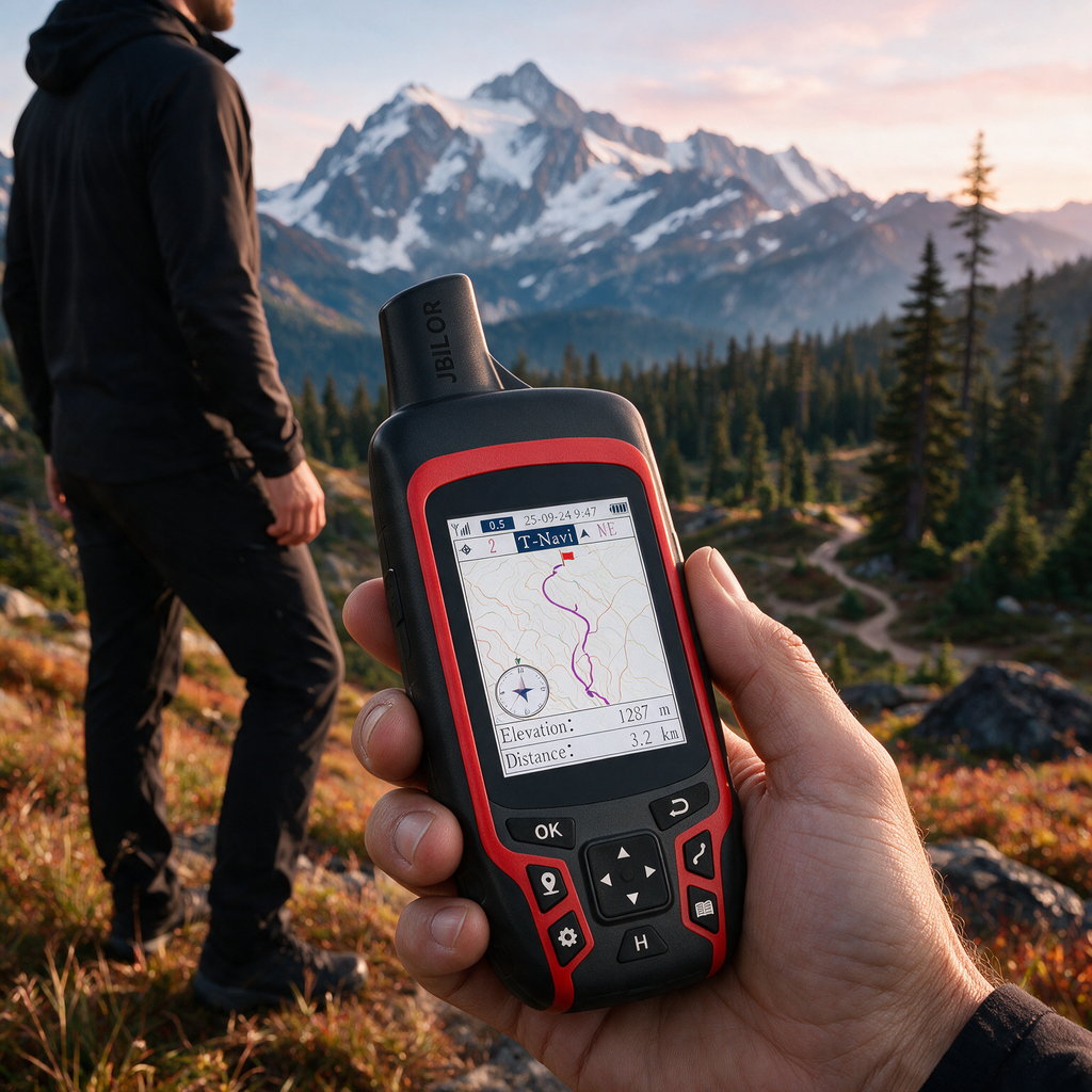 Handheld GPS Navigator with 2.4" Color Display & Multi-GNSS Support