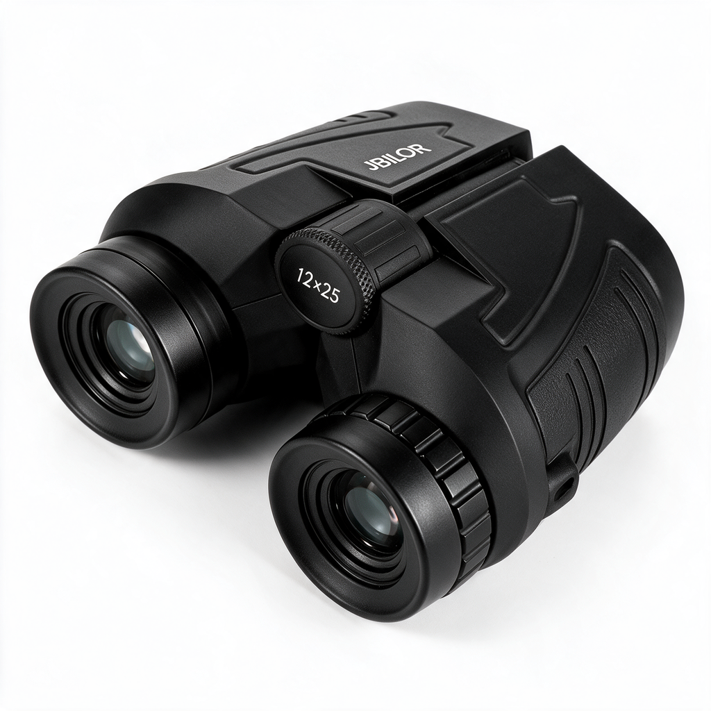 Compact Waterproof Binoculars with Large Eyepiece & Low Light Vision
