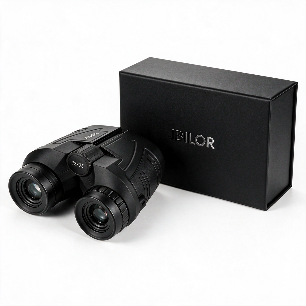 Compact Waterproof Binoculars with Large Eyepiece & Low Light Vision