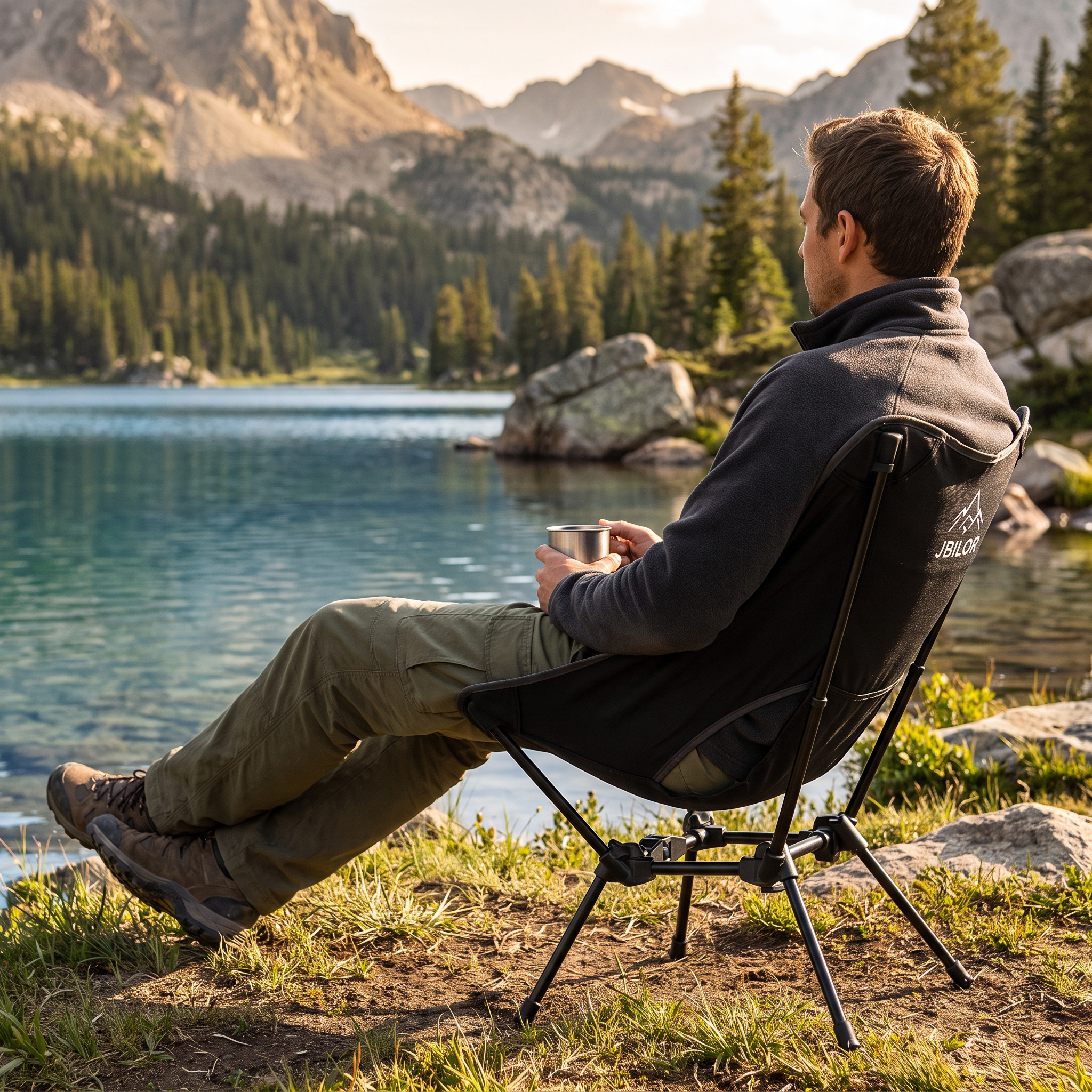 Ultralight Portable Camping Chair – Compact Folding Backpacking Chair with Carry Bag