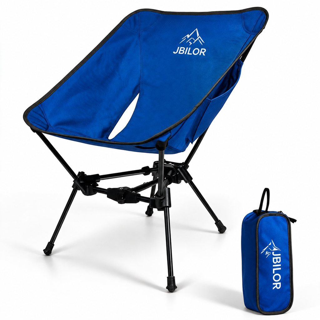 Ultralight Portable Camping Chair – Compact Folding Backpacking Chair with Carry Bag