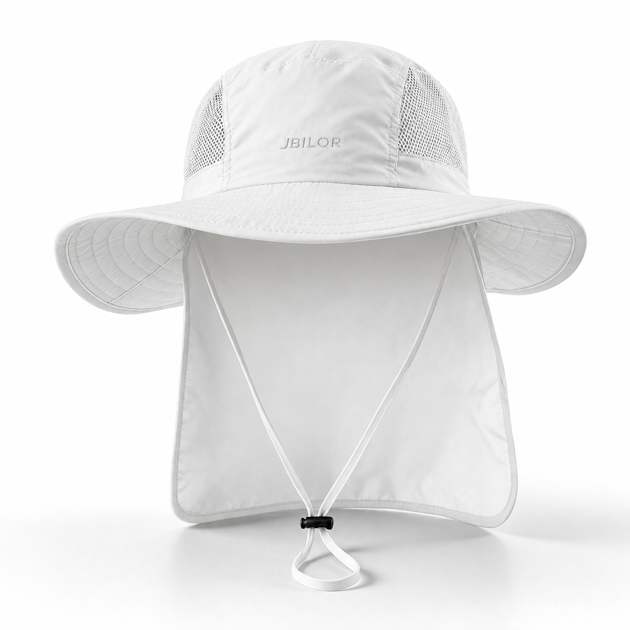 UPF 50+ Wide Brim Sun Hat with Neck Flap